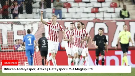Bitexen Antalyaspor, Atakaş Hatayspor’u 2-1 Mağlup Etti