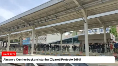 Almanya Cumhurbaşkanı İstanbul Ziyareti Protesto Edildi