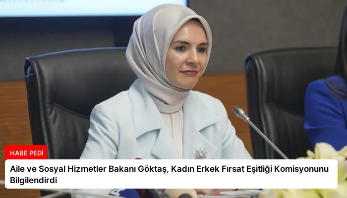 Aile ve Sosyal Hizmetler Bakanı Göktaş, Kadın Erkek Fırsat Eşitliği Komisyonunu Bilgilendirdi