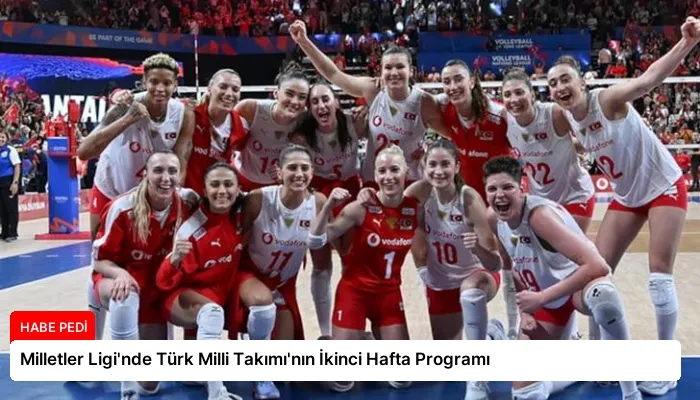 Milletler Ligi’nde Türk Milli Takımı’nın İkinci Hafta Programı