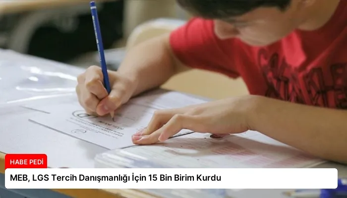 MEB, LGS Tercih Danışmanlığı İçin 15 Bin Birim Kurdu
