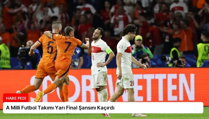 A Milli Futbol Takımı Yarı Final Şansını Kaçırdı