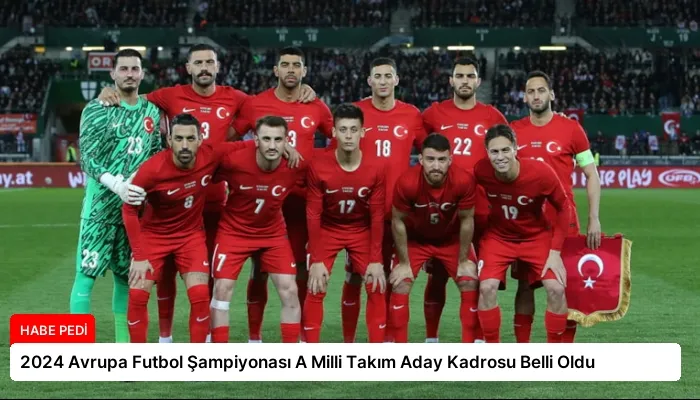 2024 Avrupa Futbol Şampiyonası A Milli Takım Aday Kadrosu Belli Oldu