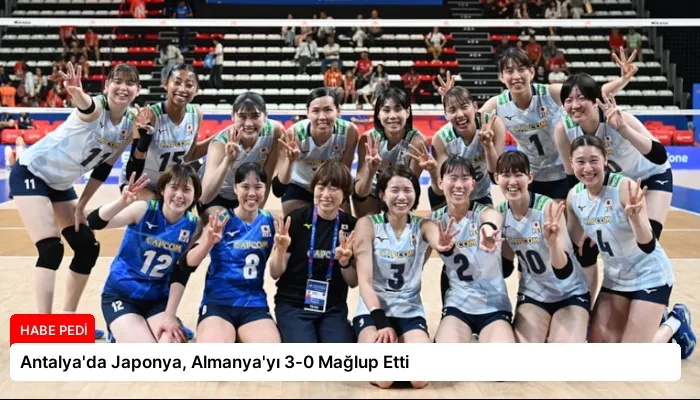 Antalya’da Japonya, Almanya’yı 3-0 Mağlup Etti