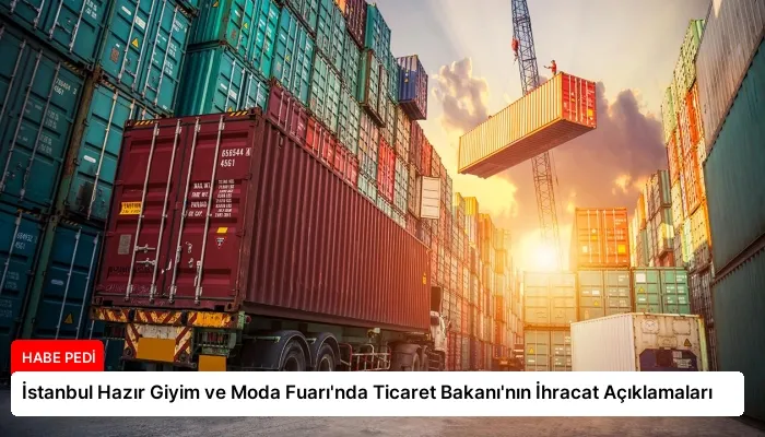 İstanbul Hazır Giyim ve Moda Fuarı’nda Ticaret Bakanı’nın İhracat Açıklamaları
