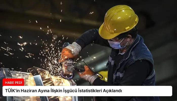 TÜİK’in Haziran Ayına İlişkin İşgücü İstatistikleri Açıklandı