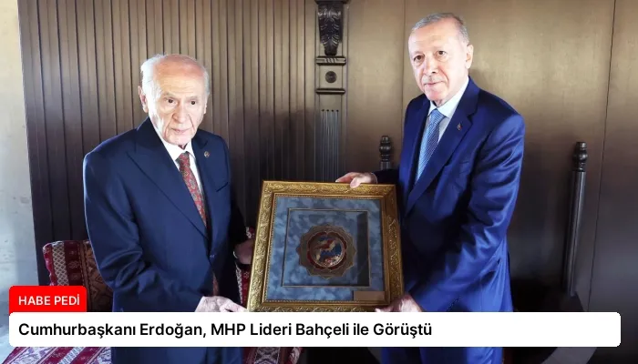 Cumhurbaşkanı Erdoğan, MHP Lideri Bahçeli ile Görüştü