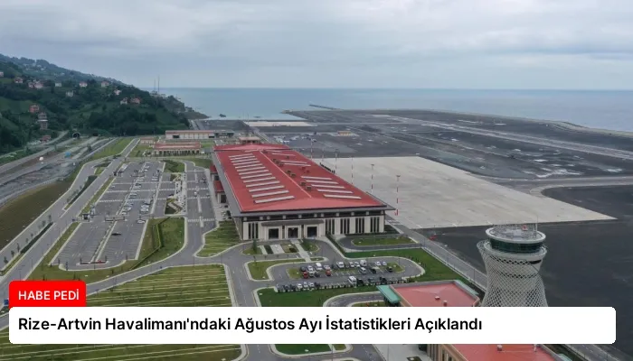 Rize-Artvin Havalimanı’ndaki Ağustos Ayı İstatistikleri Açıklandı