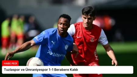 Tuzlaspor ve Ümraniyespor 1-1 Berabere Kaldı