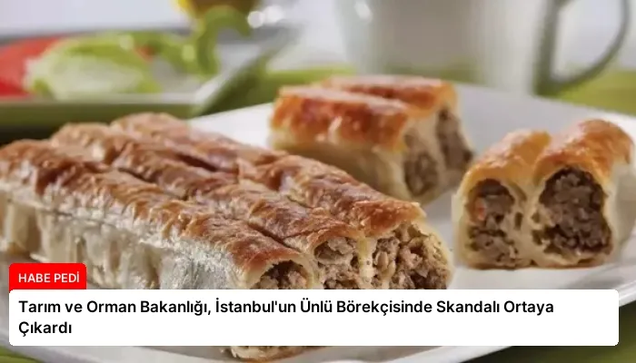Tarım ve Orman Bakanlığı, İstanbul’un Ünlü Börekçisinde Skandalı Ortaya Çıkardı