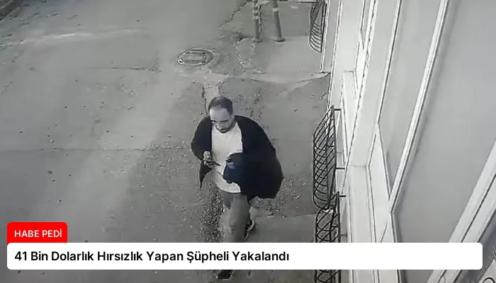 41 Bin Dolarlık Hırsızlık Yapan Şüpheli Yakalandı