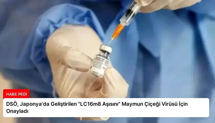 DSÖ, Japonya’da Geliştirilen “LC16m8 Aşısını” Maymun Çiçeği Virüsü İçin Onayladı