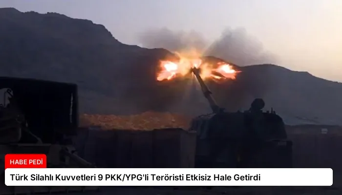Türk Silahlı Kuvvetleri 9 PKK/YPG’li Teröristi Etkisiz Hale Getirdi