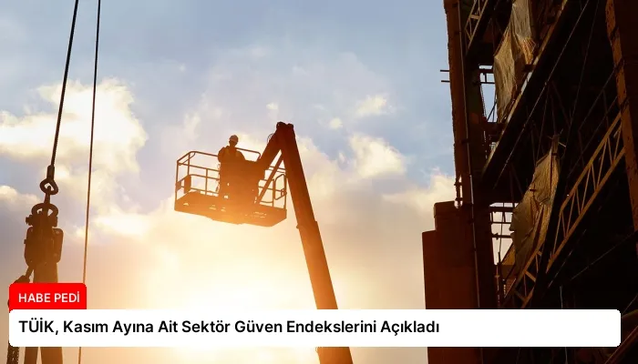 TÜİK, Kasım Ayına Ait Sektör Güven Endekslerini Açıkladı