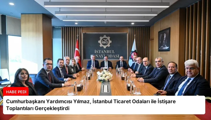 Cumhurbaşkanı Yardımcısı Yılmaz, İstanbul Ticaret Odaları ile İstişare Toplantıları Gerçekleştirdi