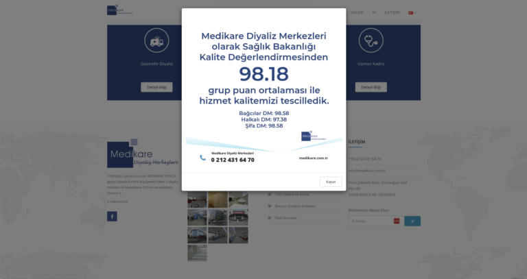 Medikare Diyaliz Merkezleri: İstanbul’da Diyaliz Tedavisinde Güvenilir Adres
