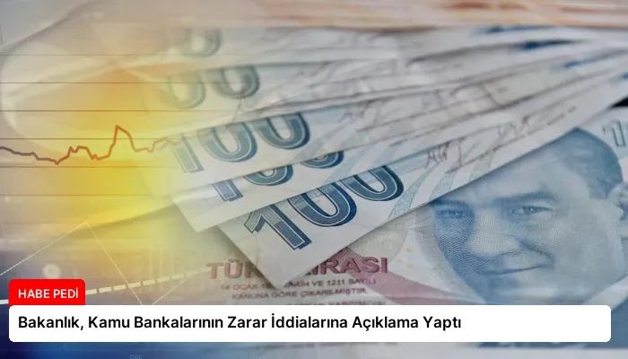 Bakanlık, Kamu Bankalarının Zarar İddialarına Açıklama Yaptı