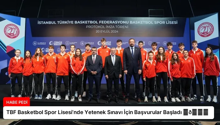 TBF Basketbol Spor Lisesi’nde Yetenek Sınavı İçin Başvurular Başladı ⏬👇