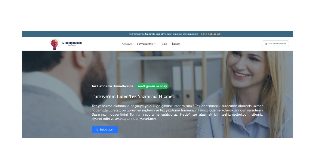Tez Danışmanlık | Tezdanismanlikhizmetleri.com En Güvenilir Hizmet