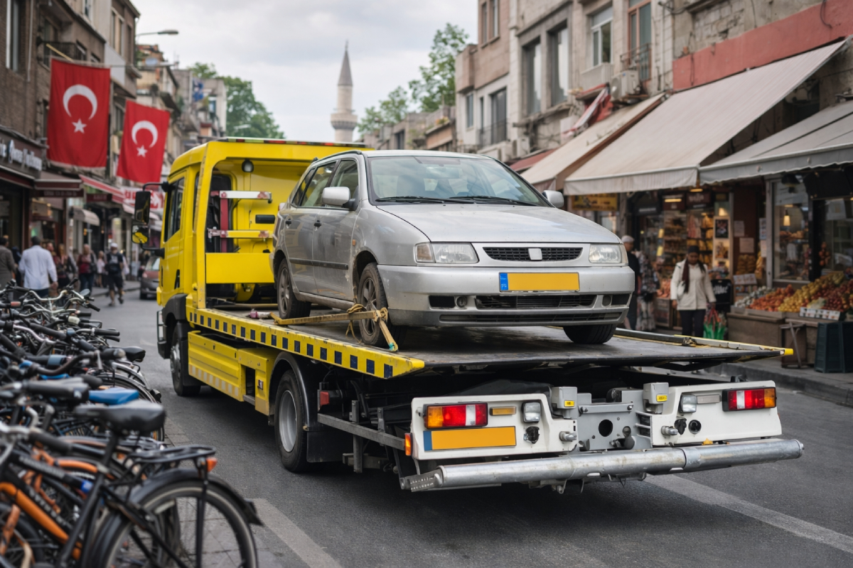 Yolda Kalan Sürücülere 7/24 Oto Çekici Hizmeti