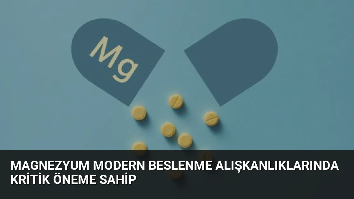 Magnezyum Modern Beslenme Alışkanlıklarında Kritik Öneme Sahip