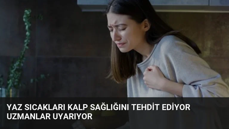 Yaz Sıcakları Kalp Sağlığını Tehdit Ediyor Uzmanlar Uyarıyor