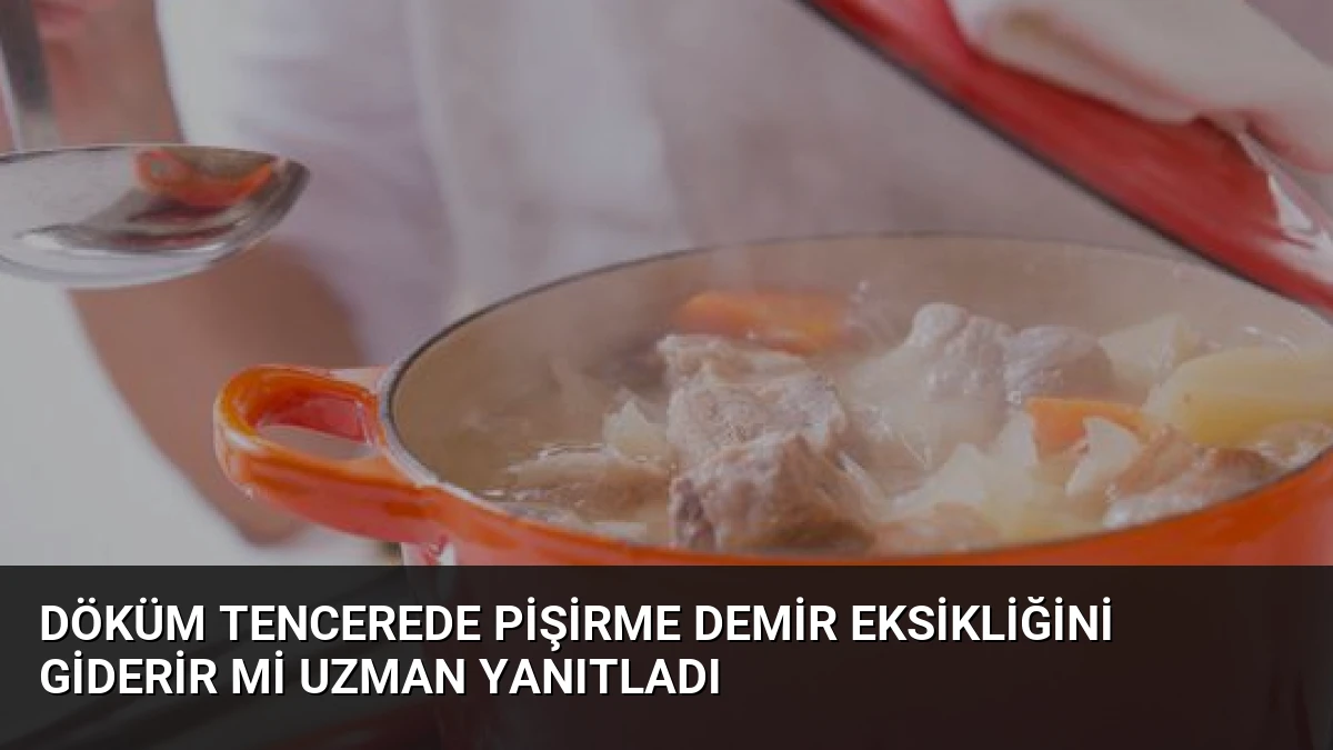 Döküm Tencerede Pişirme Demir Eksikliğini Giderir Mi Uzman Yanıtladı