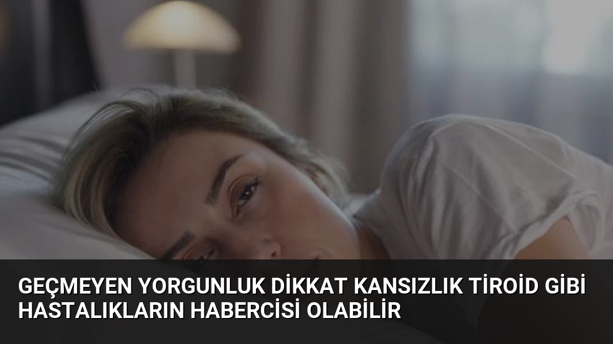 Geçmeyen Yorgunluk Dikkat Kansızlık Tiroid Gibi Hastalıkların Habercisi Olabilir