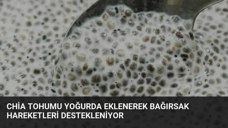 Chia Tohumu Yoğurda Eklenerek Bağırsak Hareketleri Destekleniyor