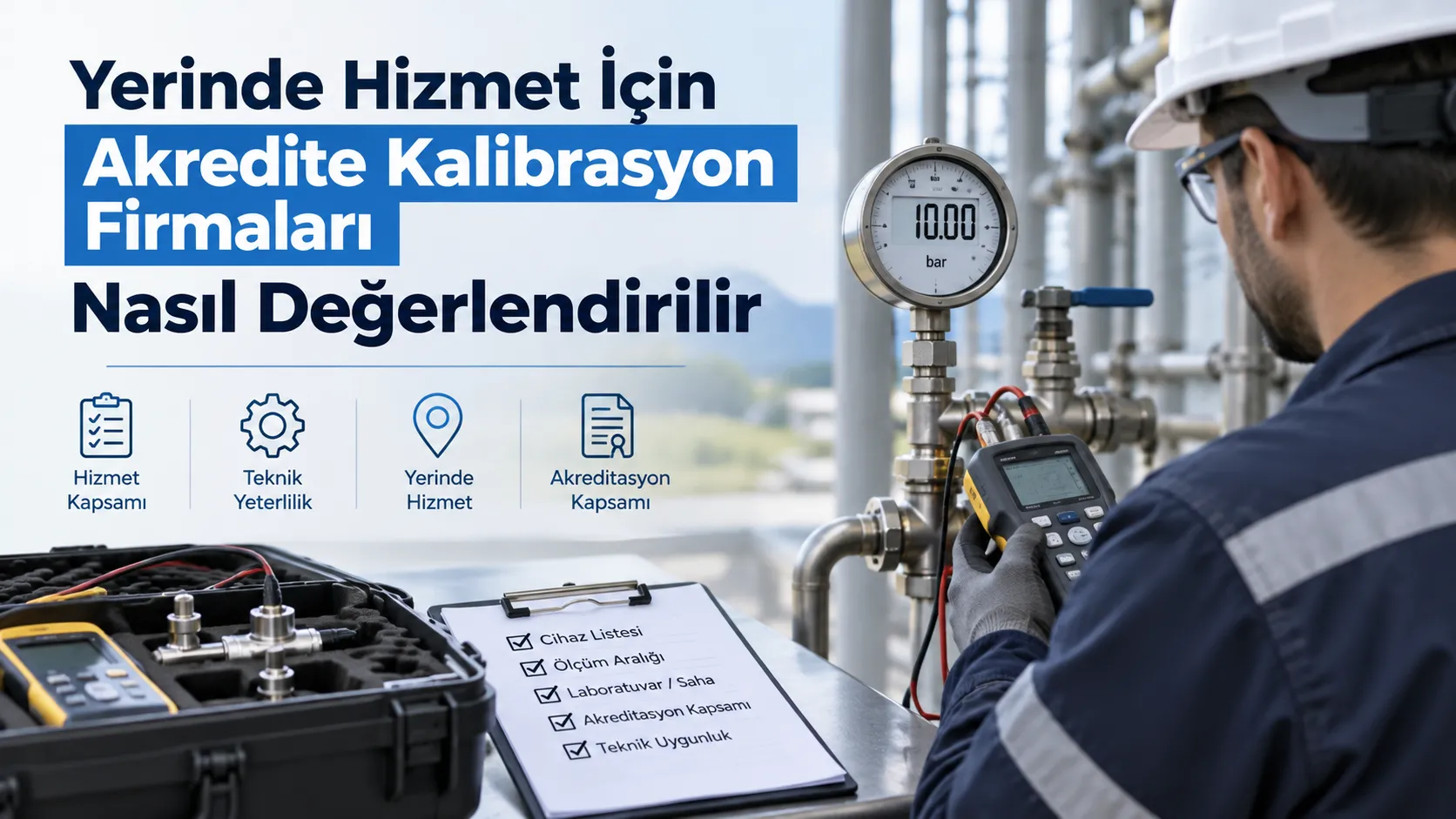 Yerinde Hizmet İçin Akredite Kalibrasyon Firmaları Nasıl Değerlendirilir