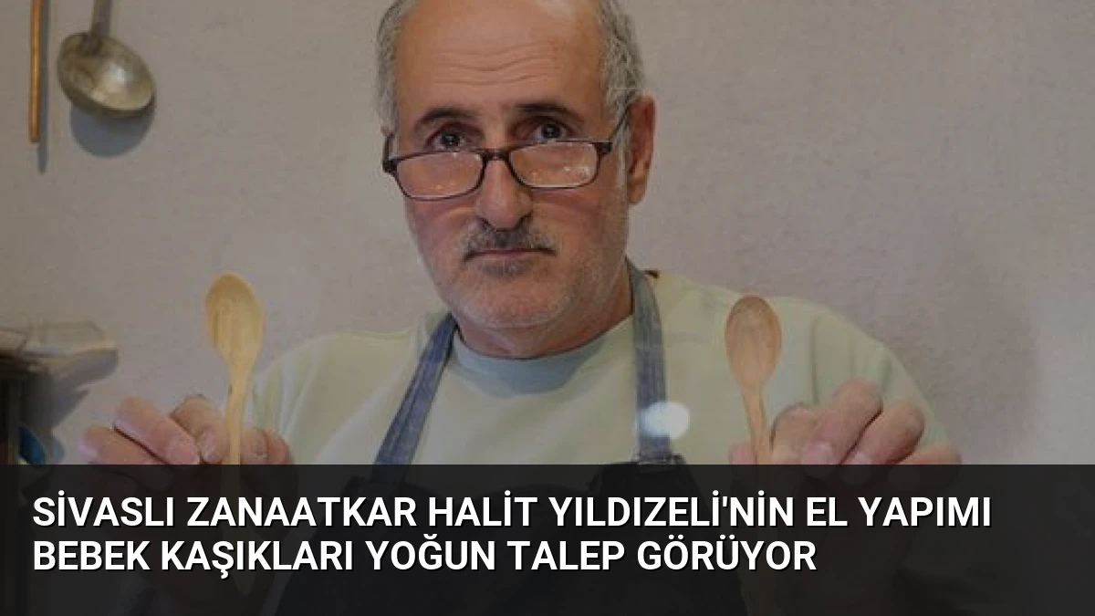 Sivaslı Zanaatkar Halit Yıldızeli’nin El Yapımı Bebek Kaşıkları Yoğun Talep Görüyor