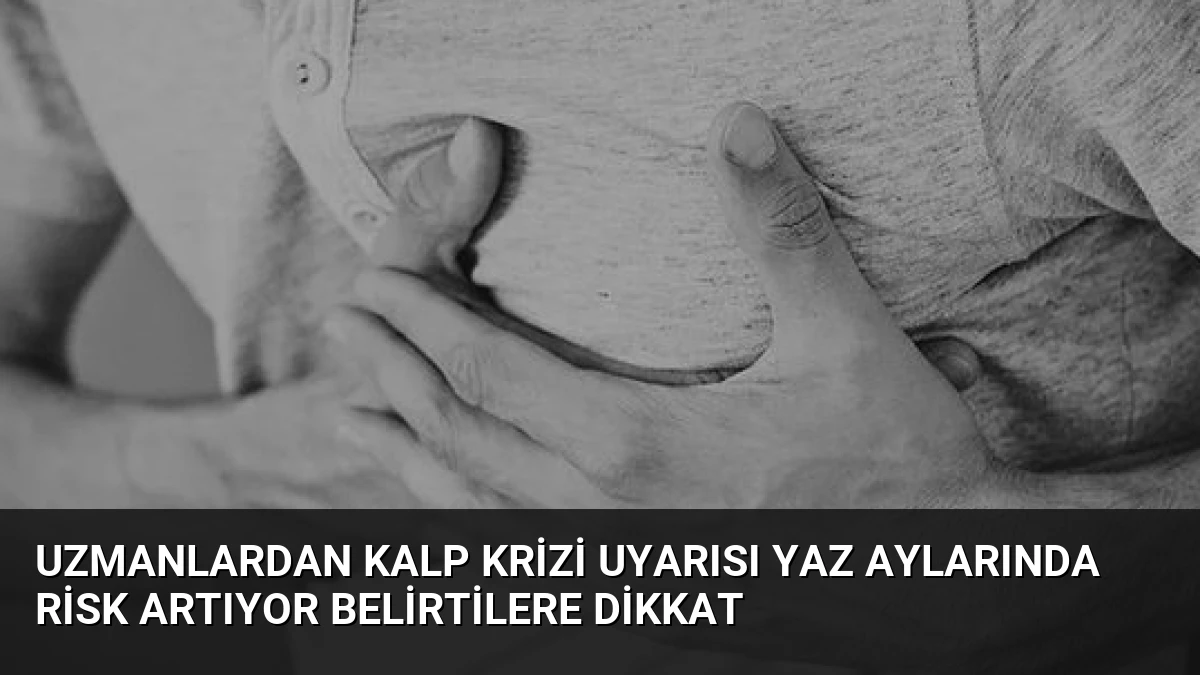 Uzmanlardan Kalp Krizi Uyarısı Yaz Aylarında Risk Artıyor Belirtilere Dikkat